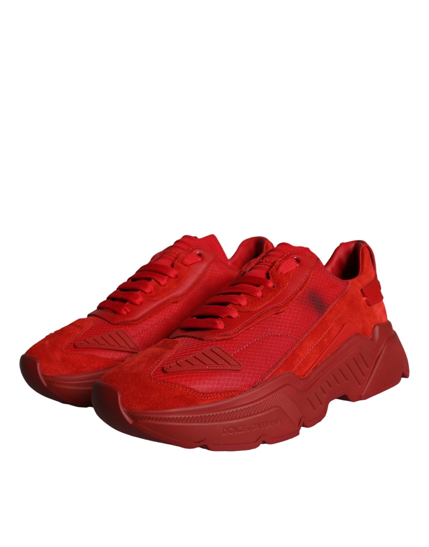 Baskets basses Daymaster en cuir rouge Dolce & Gabbana