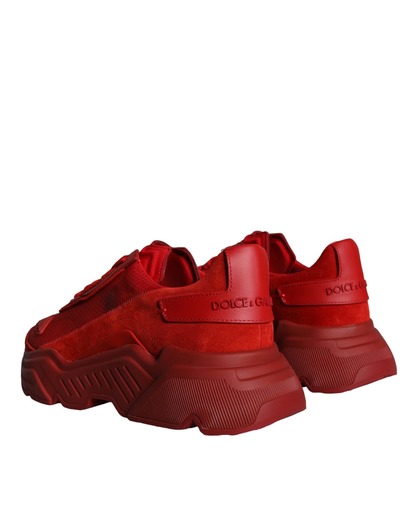 Baskets basses Daymaster en cuir rouge Dolce & Gabbana
