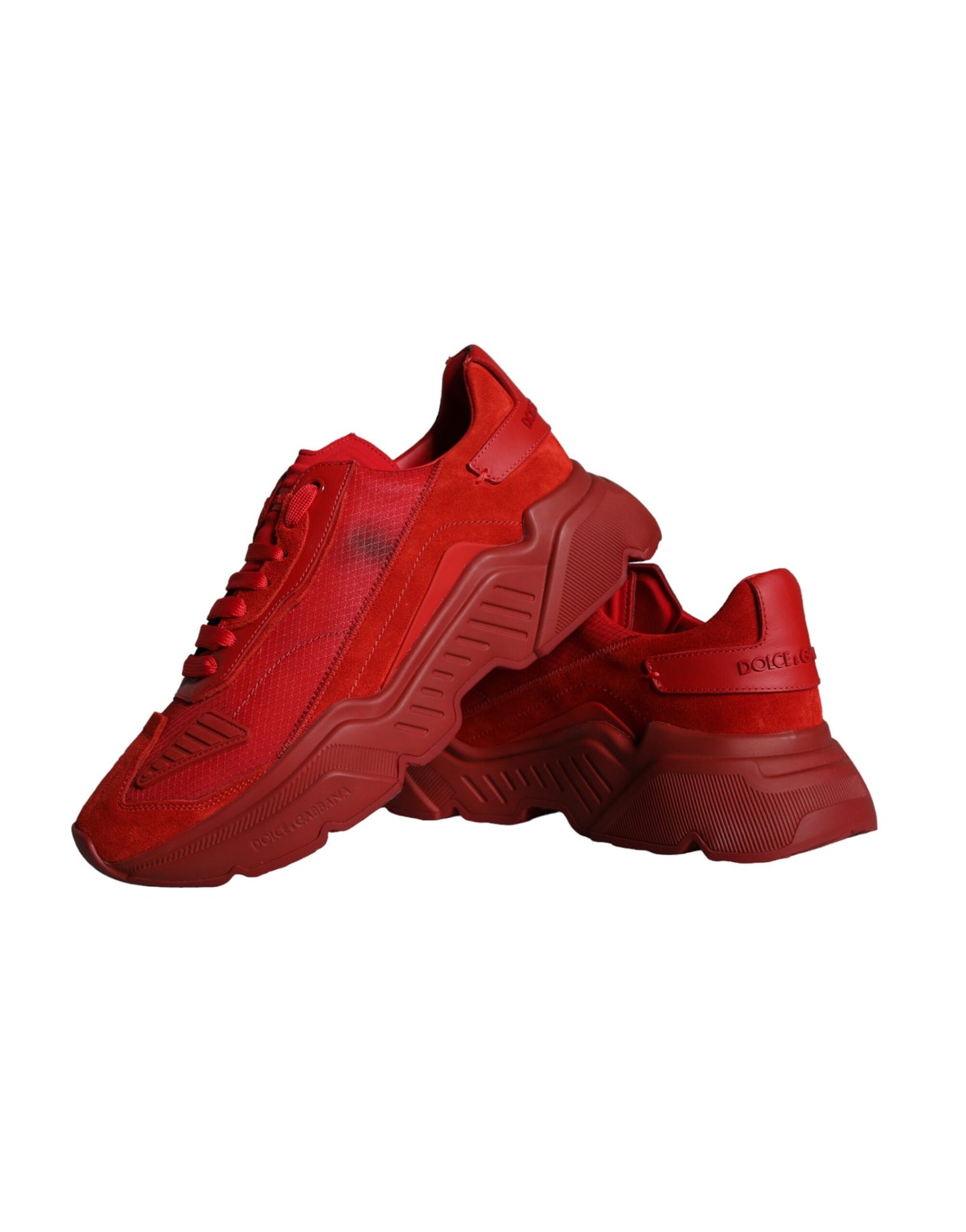 Baskets basses Daymaster en cuir rouge Dolce & Gabbana