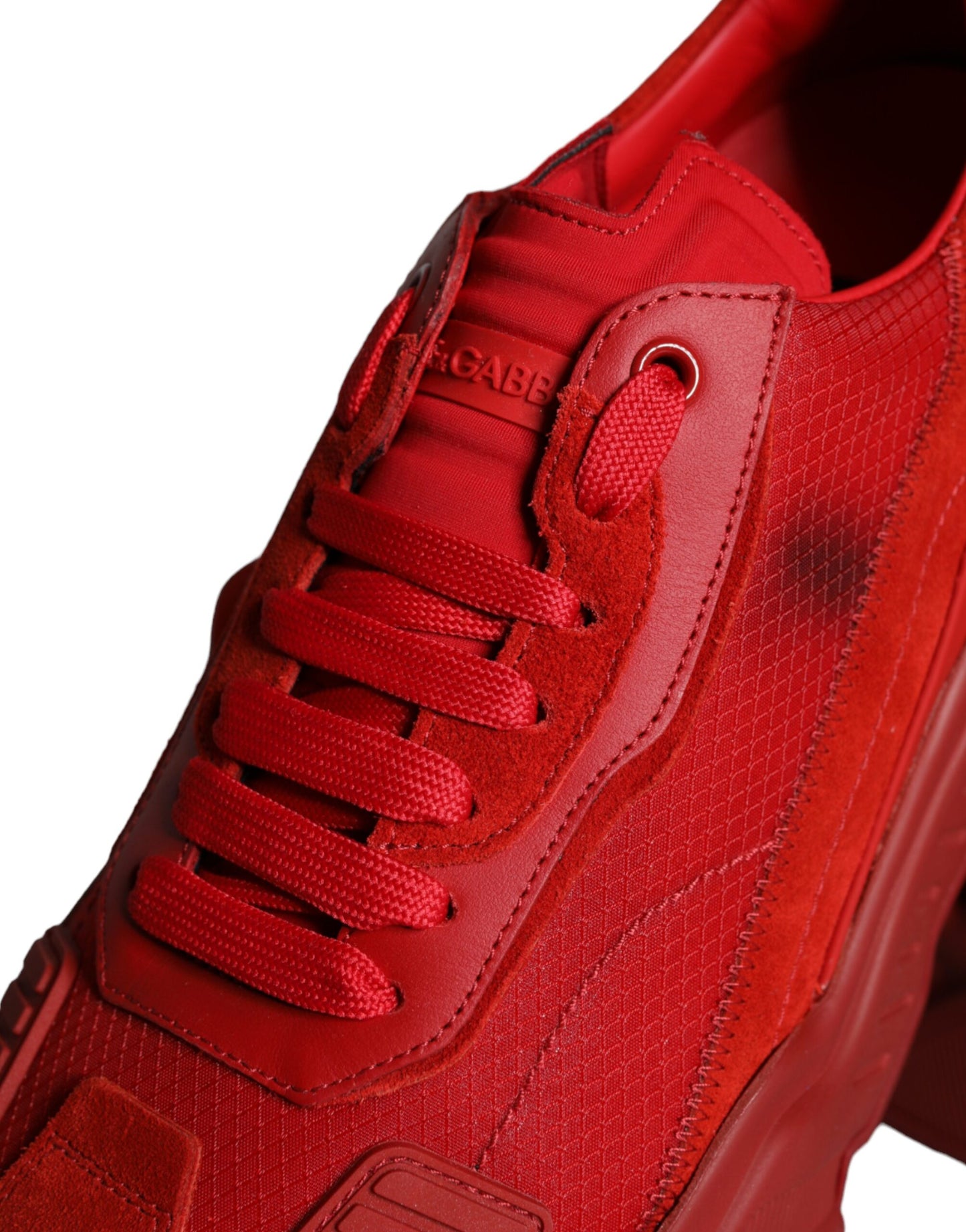 Baskets basses Daymaster en cuir rouge Dolce & Gabbana