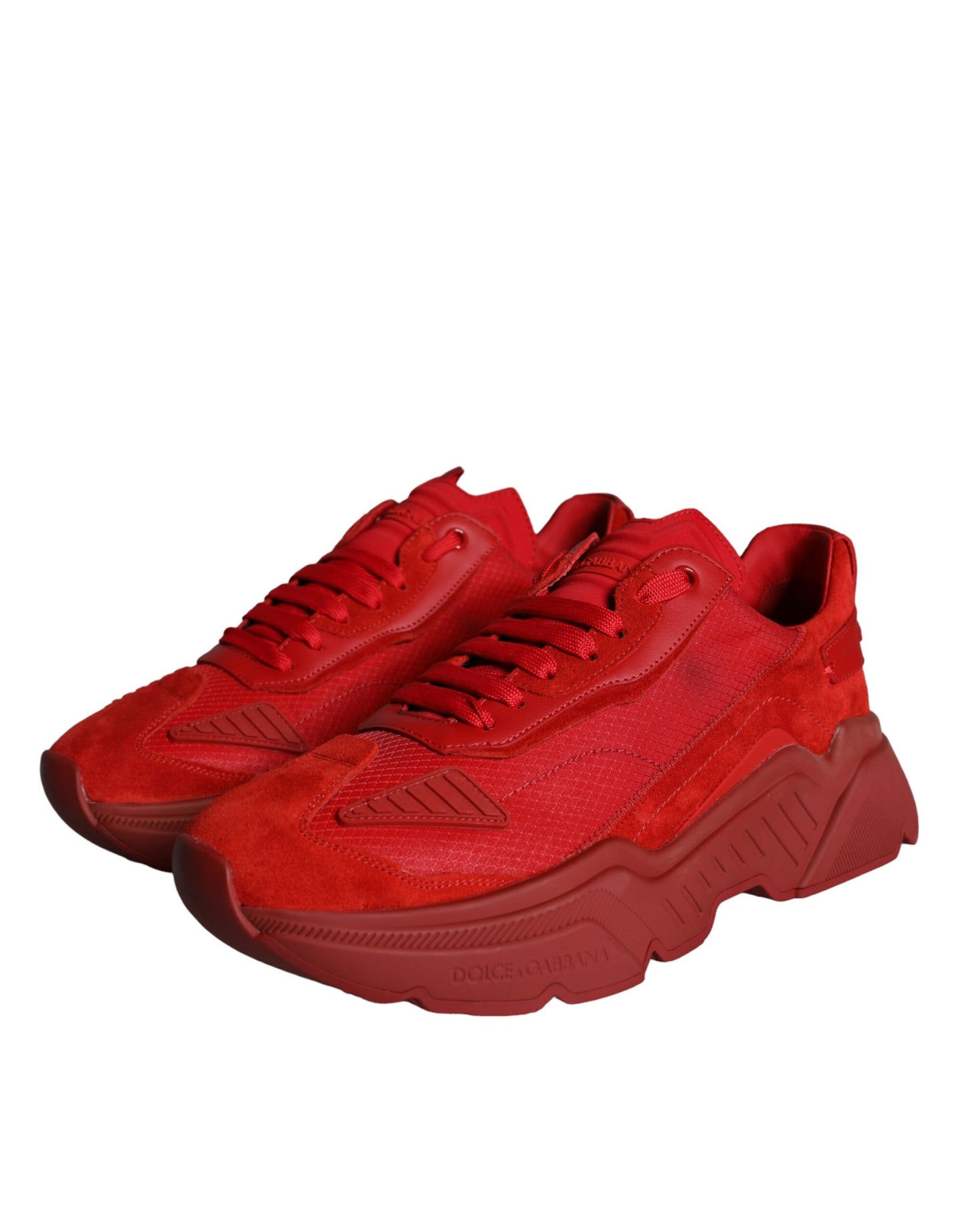 Baskets basses Daymaster en cuir rouge Dolce & Gabbana