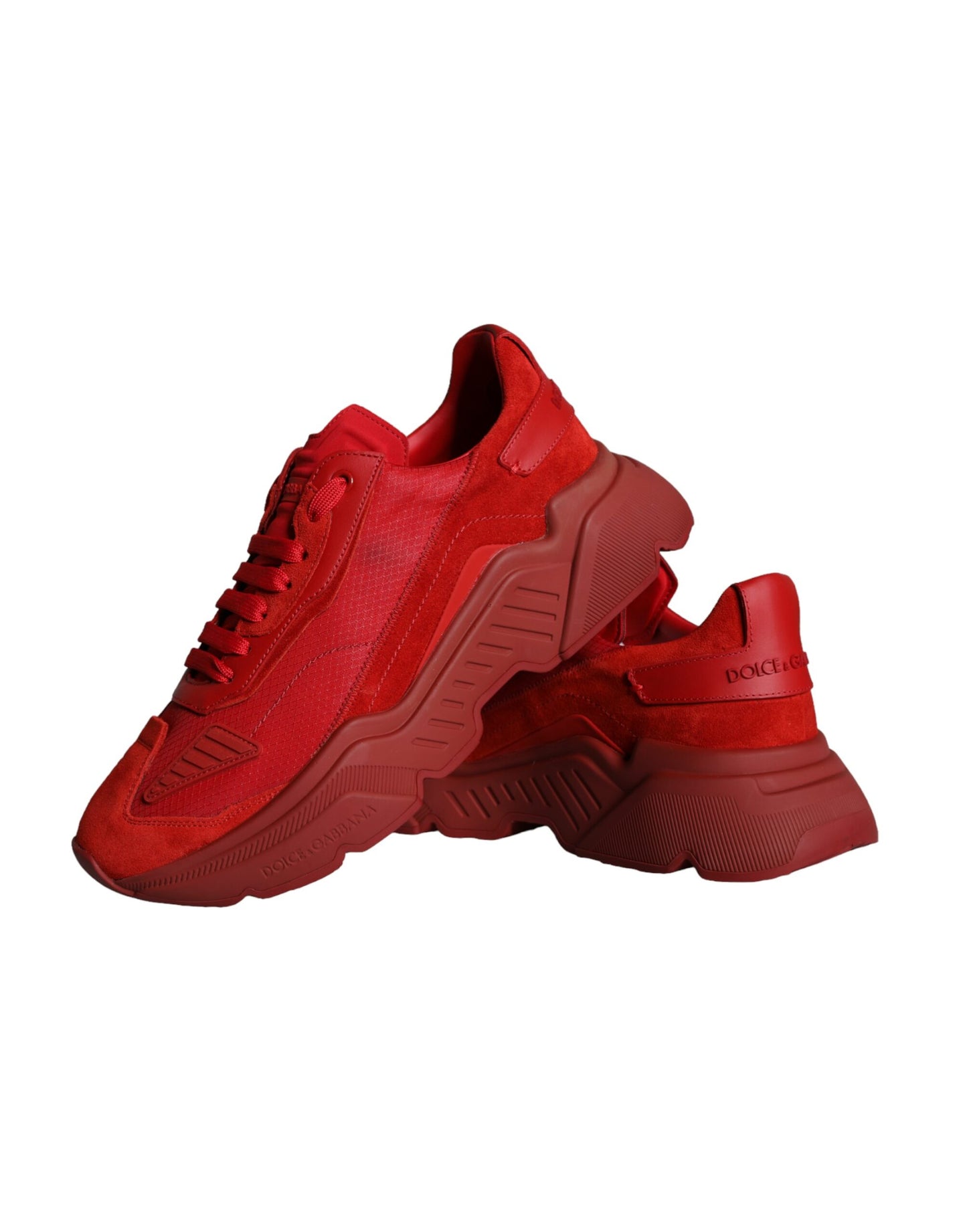 Baskets basses Daymaster en cuir rouge Dolce & Gabbana