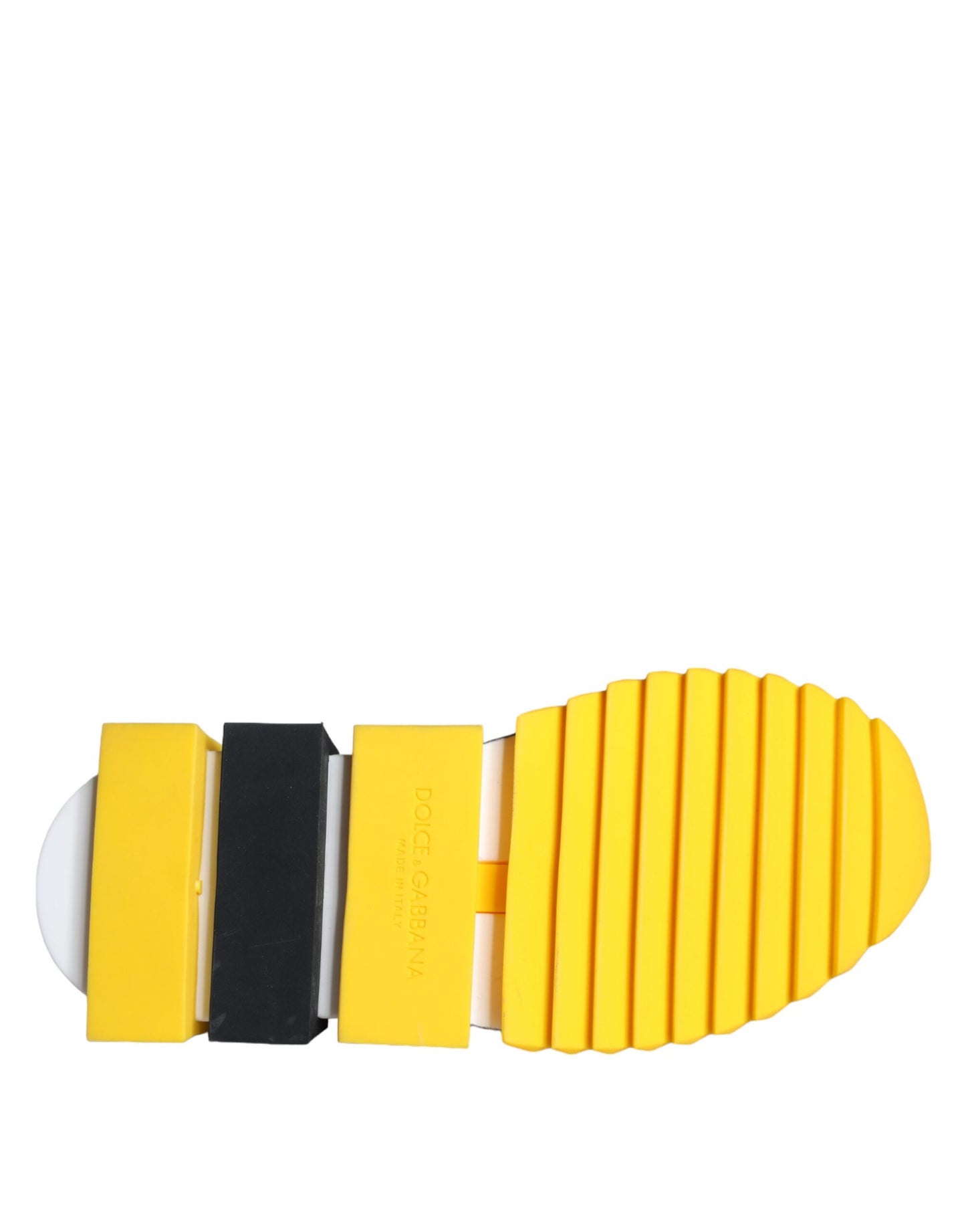 Dolce & Gabbana Yellow Sorrento Crystals Sneakers Womens Shoes by Dolce & Gabbana