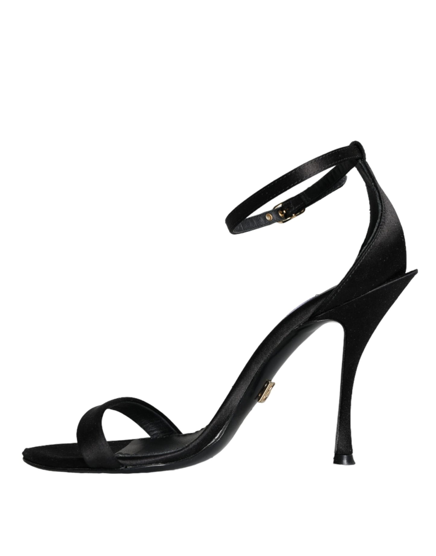 Sandales à talons et bride cheville Dolce & Gabbana noires KEIRA
