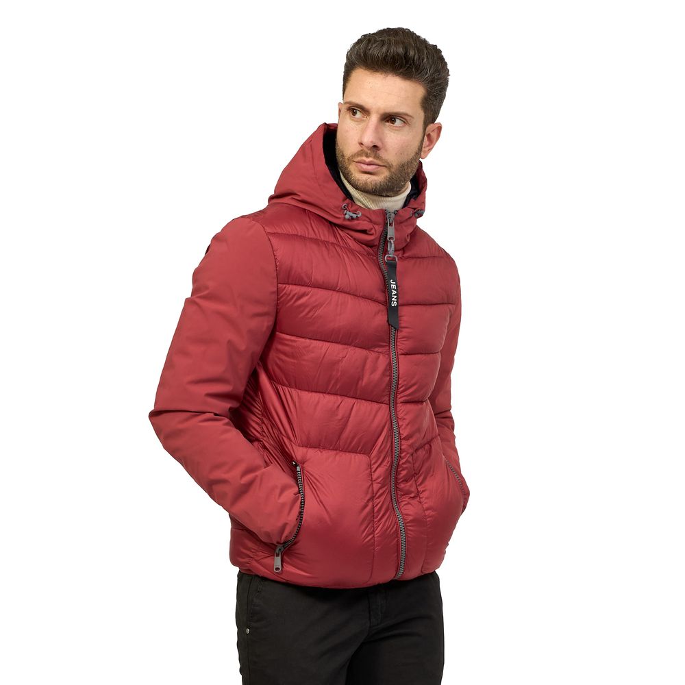 Veste en nylon rouge Yes Zee