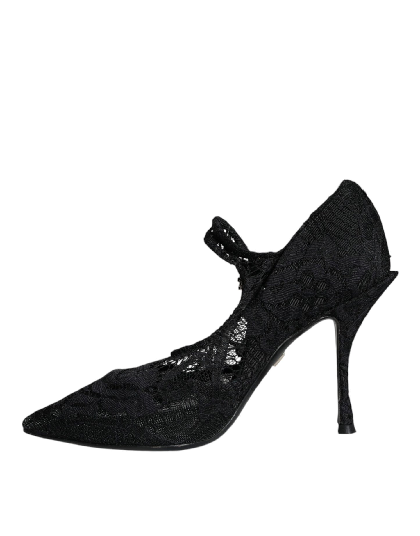 Escarpins Mary Jane noirs Dolce & Gabbana en dentelle et cristaux