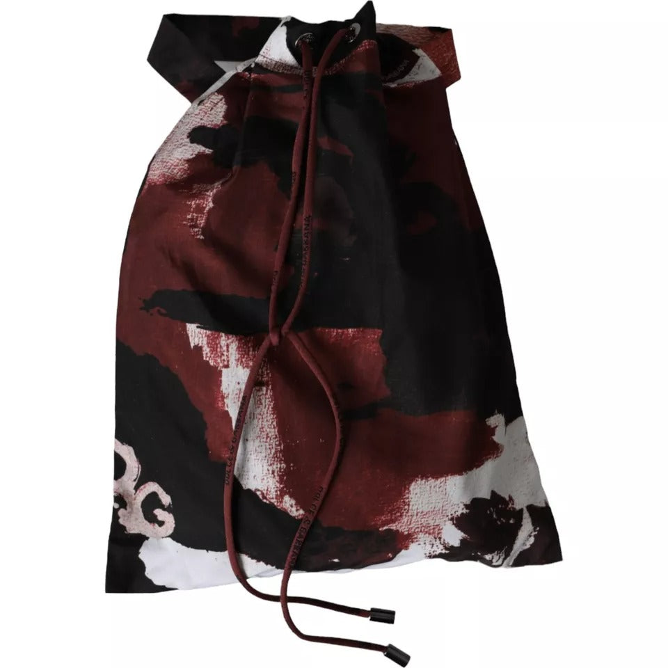 Maillot de bain short de plage Dolce & Gabbana à logo DG multicolore camouflage