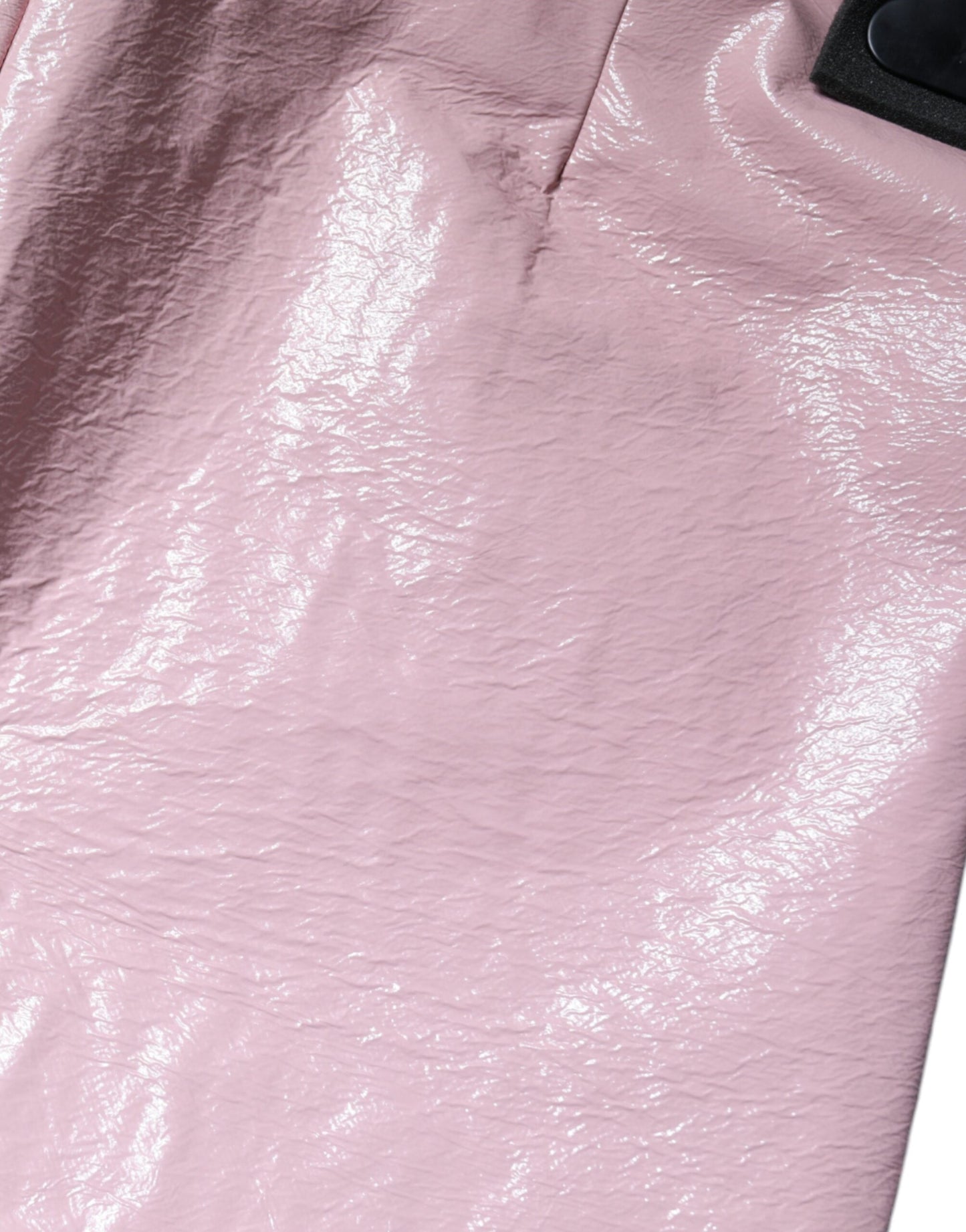 Mini-jupe taille haute en coton rose brillant Dolce & Gabbana