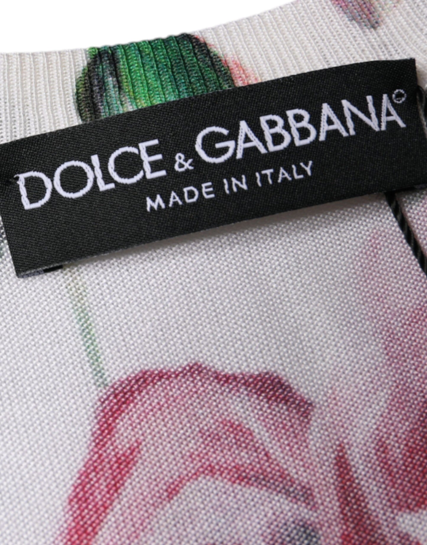 Dolce & Gabbana White Floral Lace Silk Sleeveless Tank Top by Dolce & Gabbana