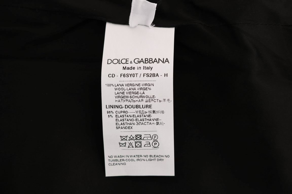 Robe chic sans manches en laine à pois Dolce & Gabbana