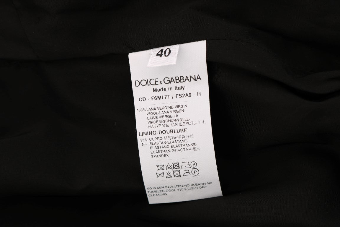 Robe chic en laine à pois Dolce & Gabbana