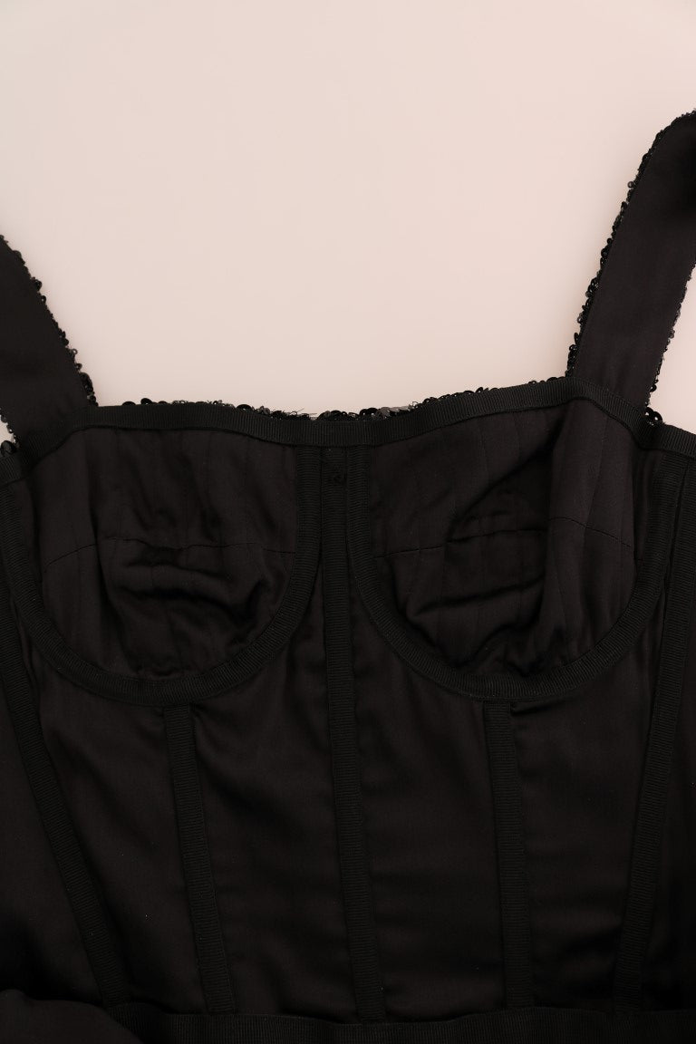 Robe droite élégante à pois Dolce & Gabbana