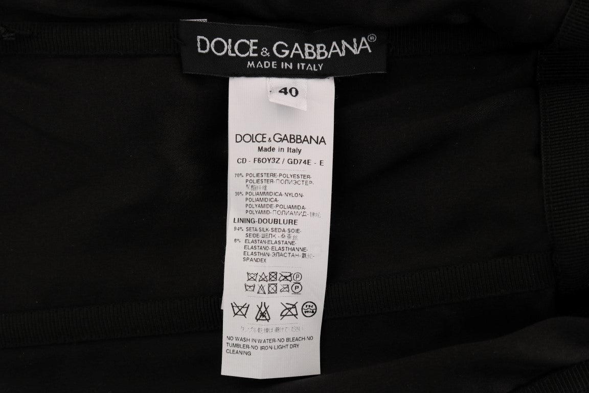 Robe droite élégante à pois Dolce & Gabbana