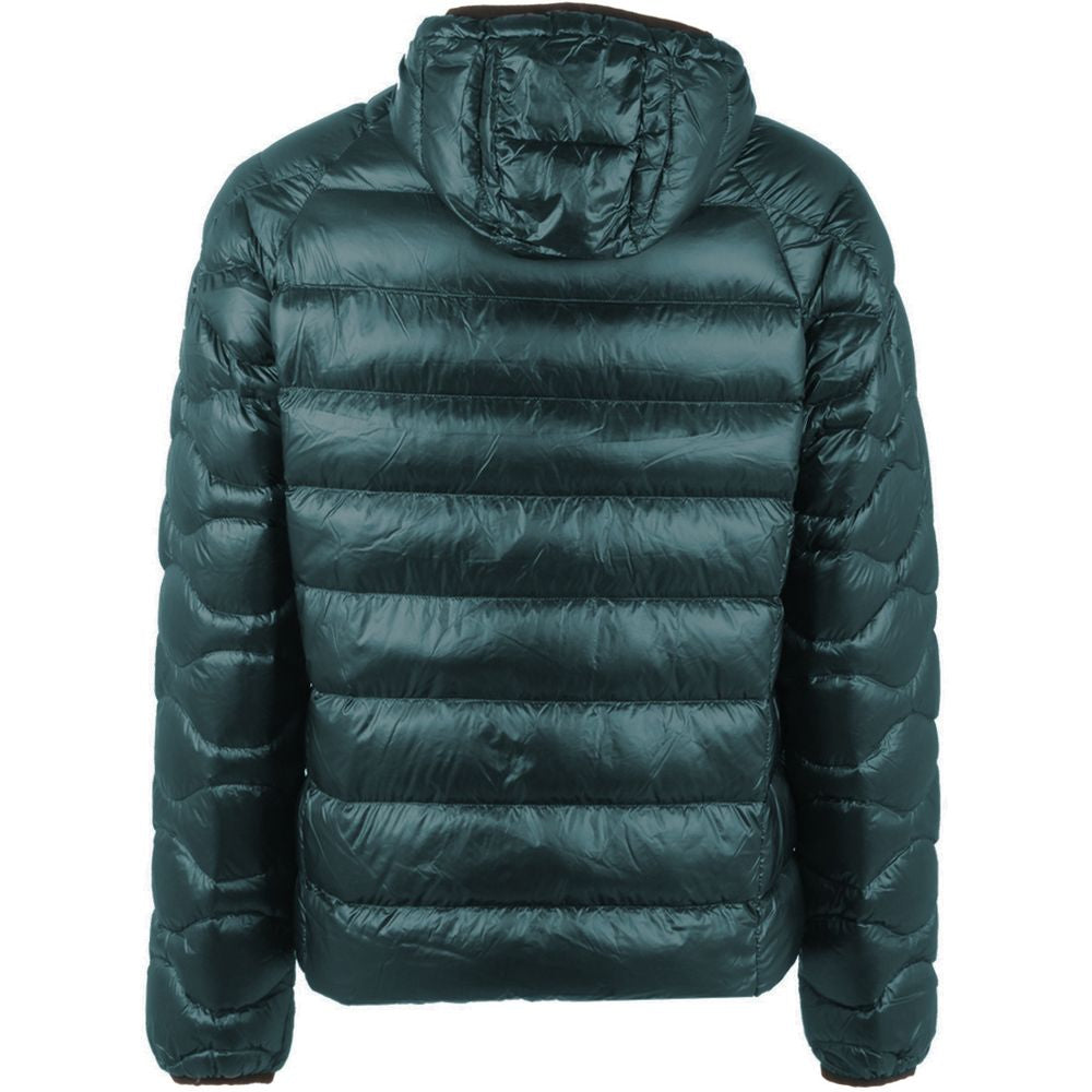 Refrigiwear Green Nylon Men Jacket by Refrigiwear