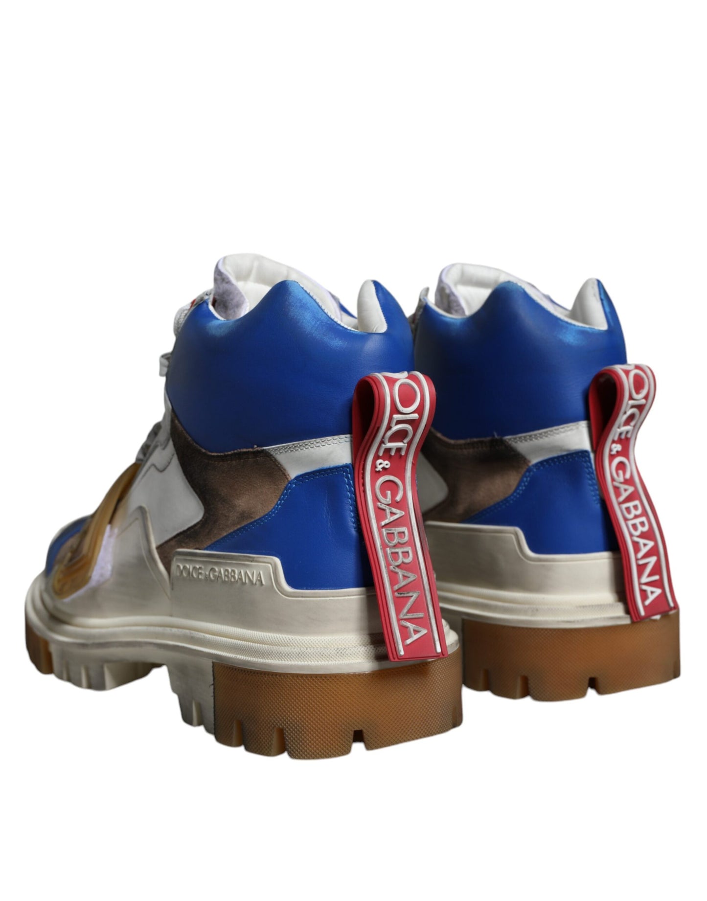 Baskets de randonnée en cuir multicolore Dolce & Gabbana