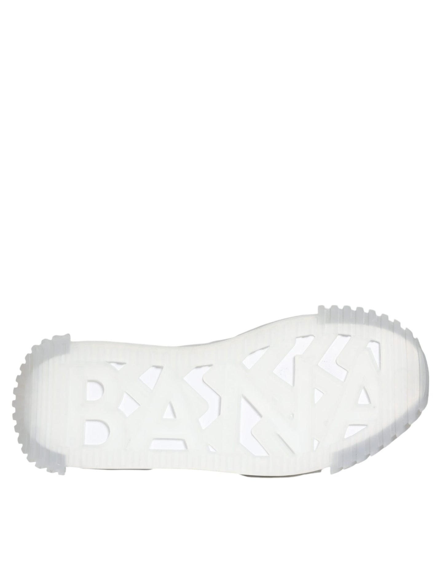 Dolce & Gabbana Silver Black Nylon NS1 Low Top Sneakers Shoes by Dolce & Gabbana