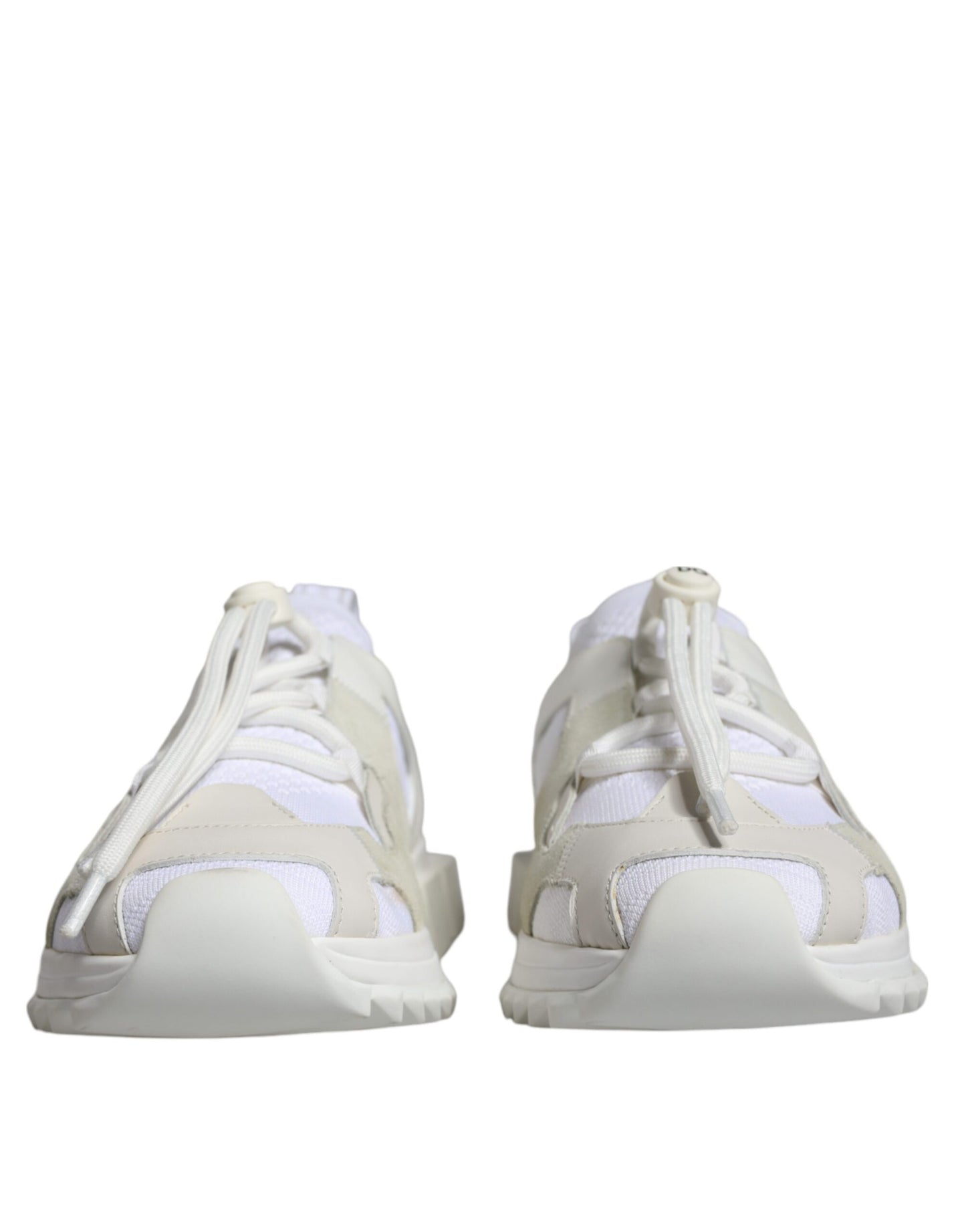 Dolce & Gabbana White Mesh Sorrento Trekking Sneakers Shoes by Dolce & Gabbana