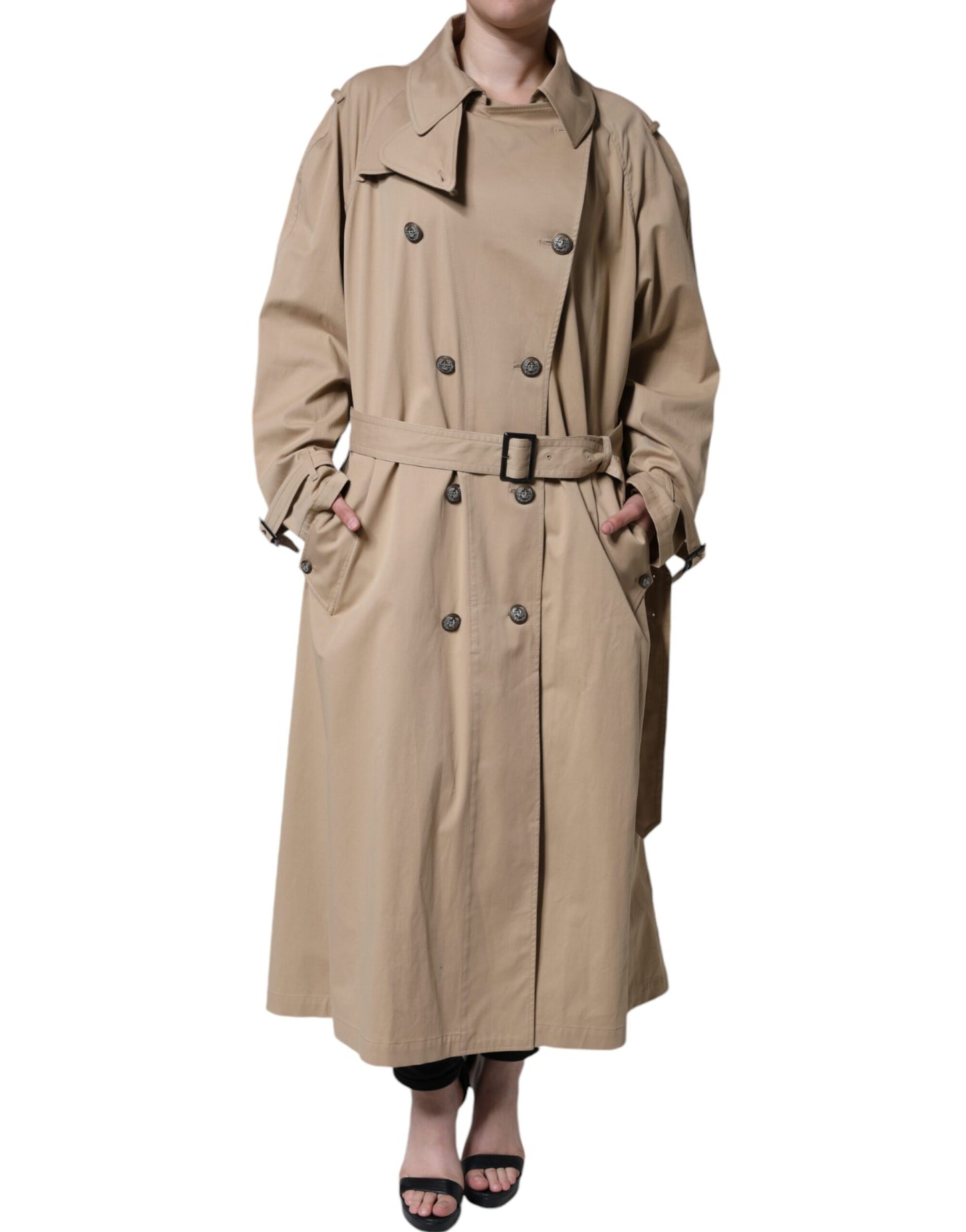 Dolce & Gabbana Trench-coat croisé kaki