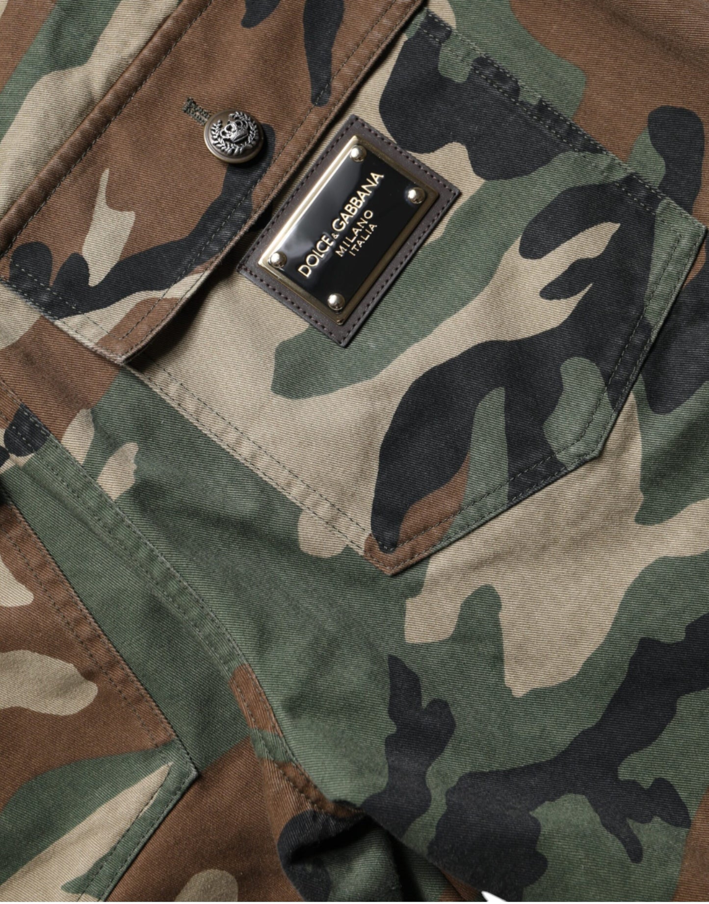 Dolce & Gabbana Multicolor Camouflage Cargo Pants by Dolce & Gabbana