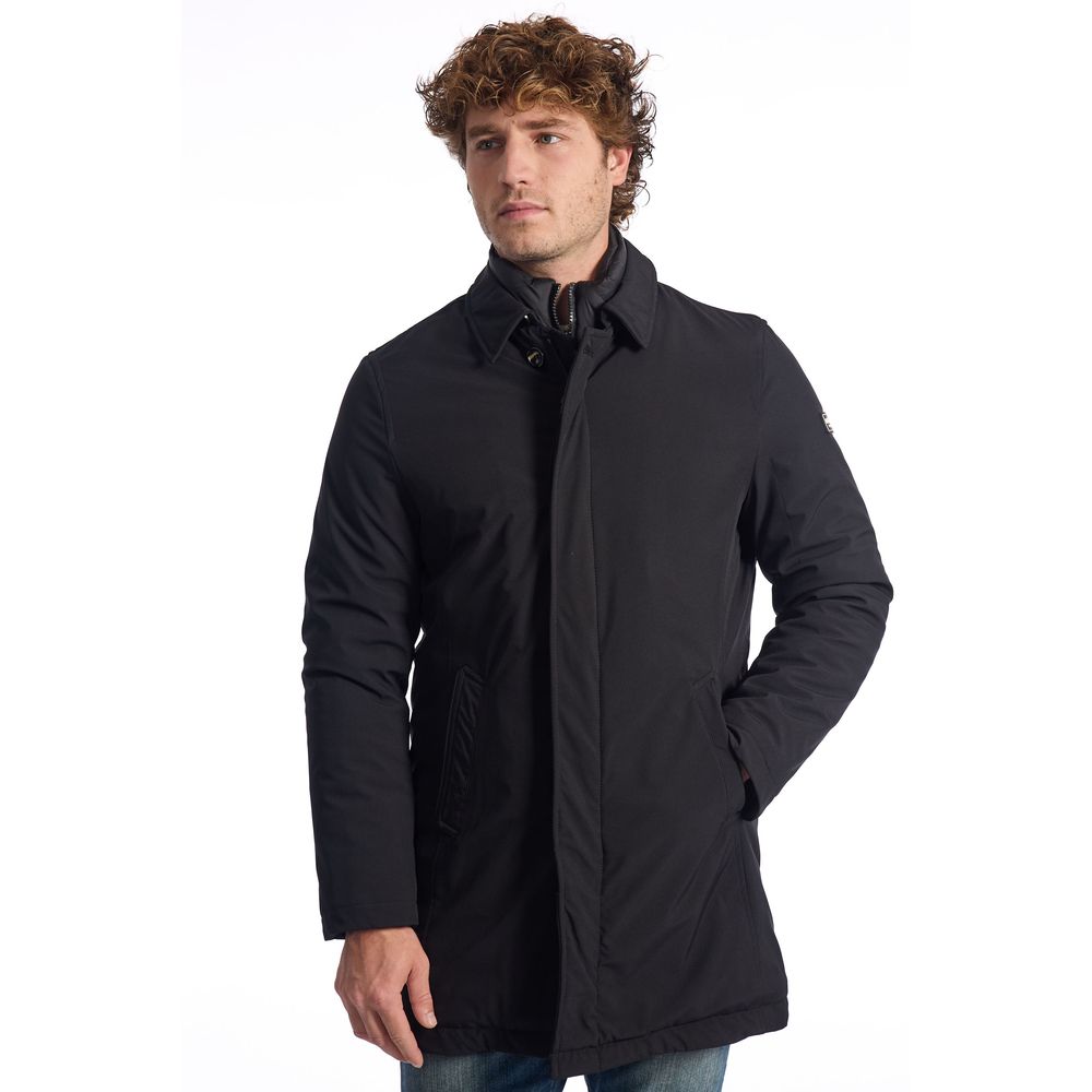 Baldinini Trend Black Polyester Jacket by Baldinini Trend