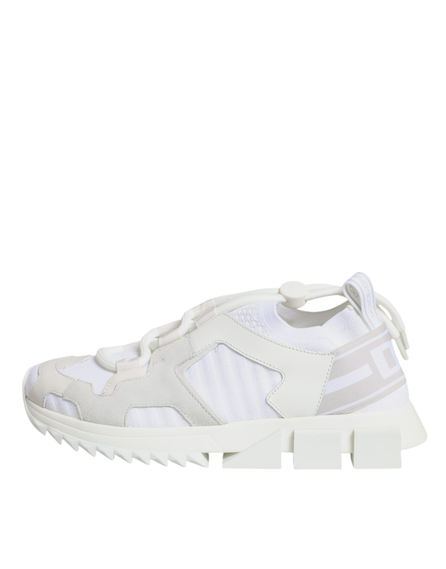 Dolce & Gabbana White Mesh Sorrento Trekking Sneakers Shoes by Dolce & Gabbana