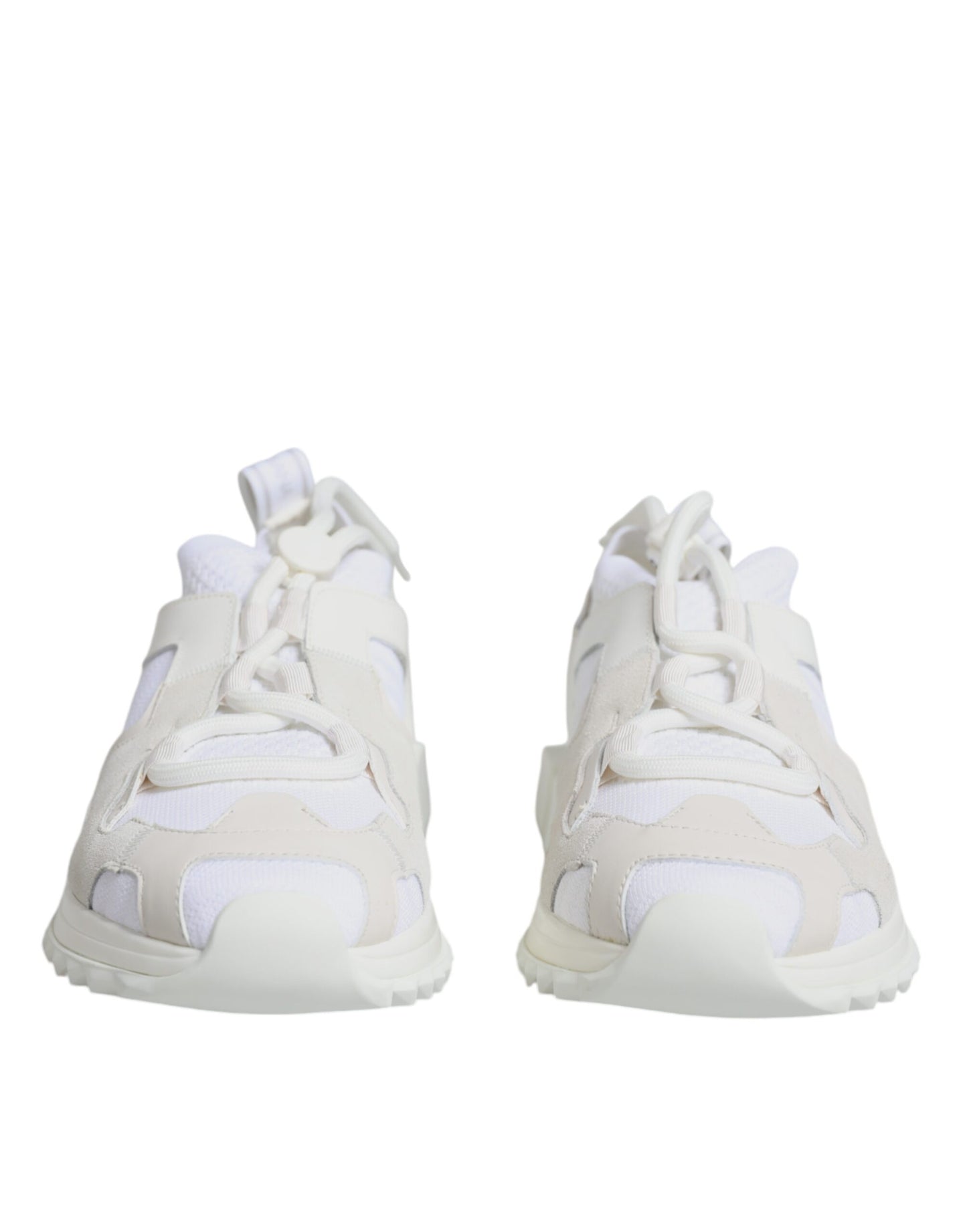 Dolce & Gabbana White Mesh Sorrento Trekking Sneakers Shoes by Dolce & Gabbana