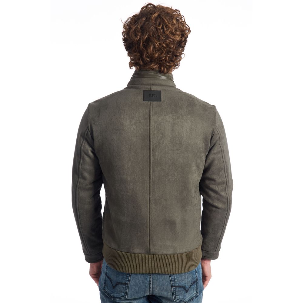 Roberto Pepe Veste de luxe verte Ecomontone pour hommes