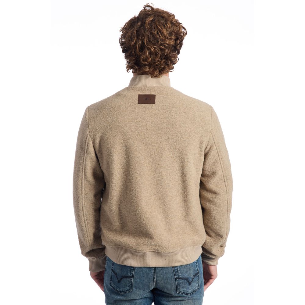 Veste de luxe en laine beige pour homme Roberto Pepe