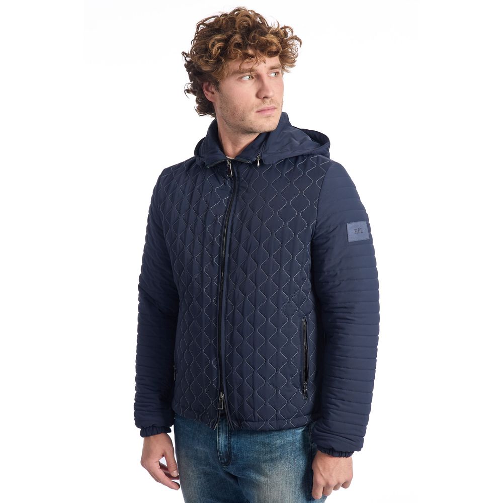 Veste homme Roberto Pepe Luxury en polyamide bleu