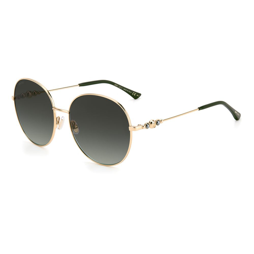 Jimmy Choo Green Stainless Steel Sunglasses by Jimmy Choo