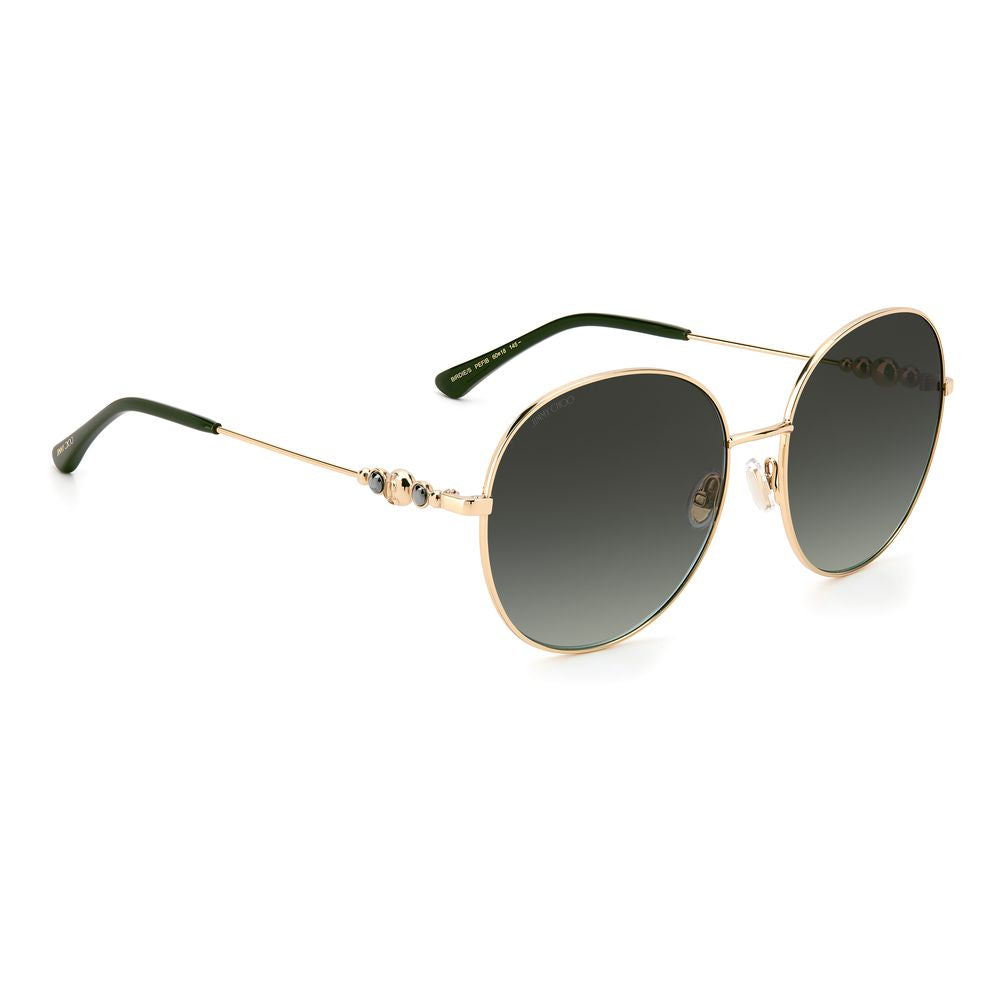 Jimmy Choo Green Stainless Steel Sunglasses by Jimmy Choo