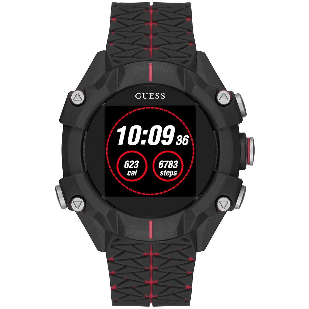 Montre Guess en résine noire
