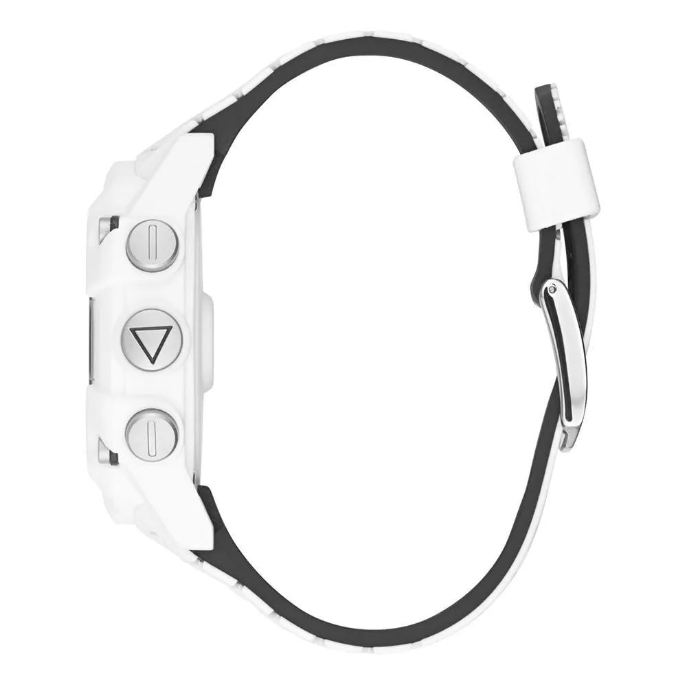 Montre Guess en résine blanche