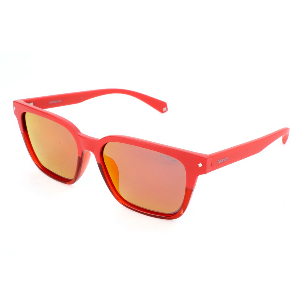 Lunettes de soleil Polaroid en polycarbonate rouge