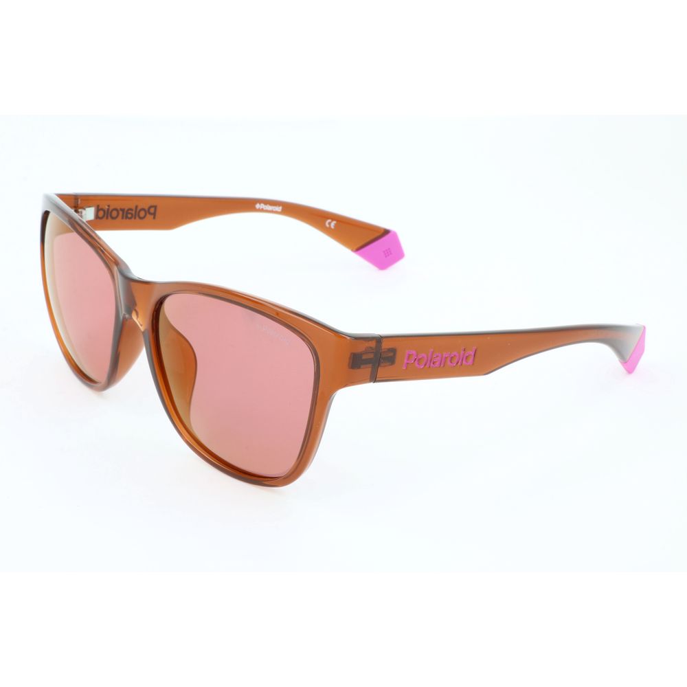 Lunettes de soleil Polaroid en polycarbonate marron