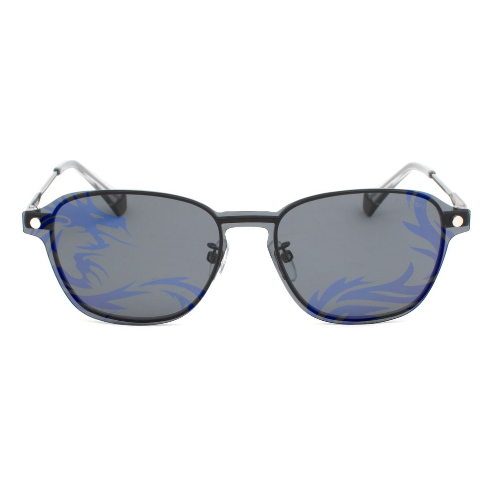 Lunettes de soleil Polaroid en métal argenté