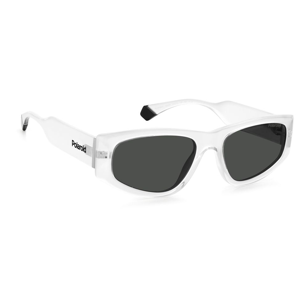 Lunettes de soleil Polaroid en plastique transparent