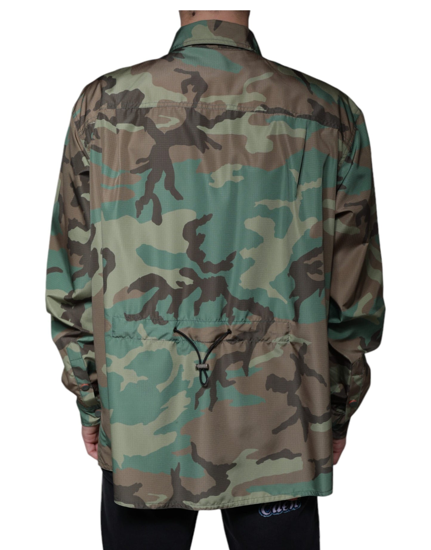 Dolce & Gabbana Multicolor Camouflage Button Down Shirt by Dolce & Gabbana