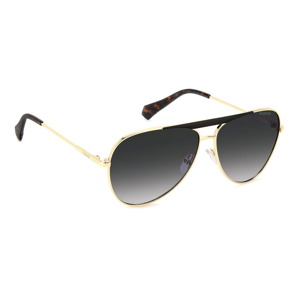 Lunettes de soleil Polaroid en métal noir
