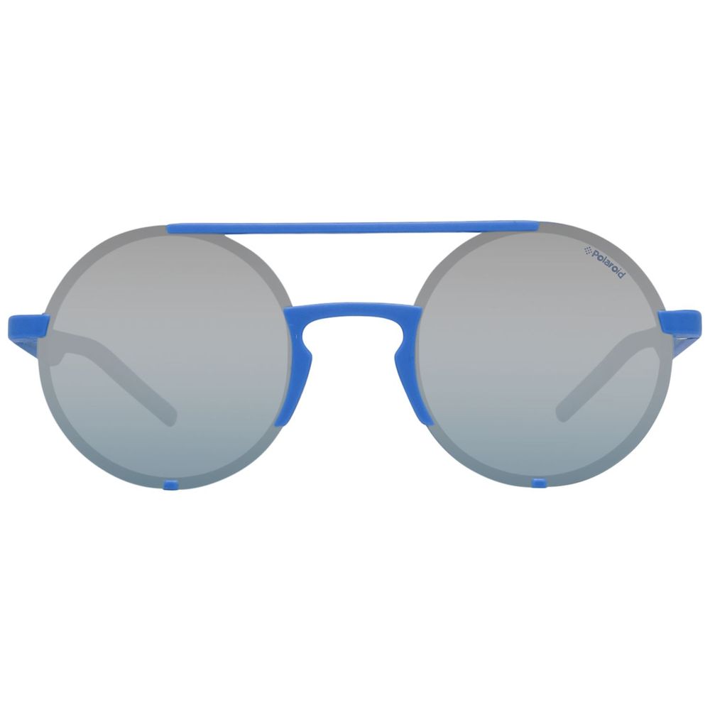 Lunettes de soleil Polaroid en plastique bleu
