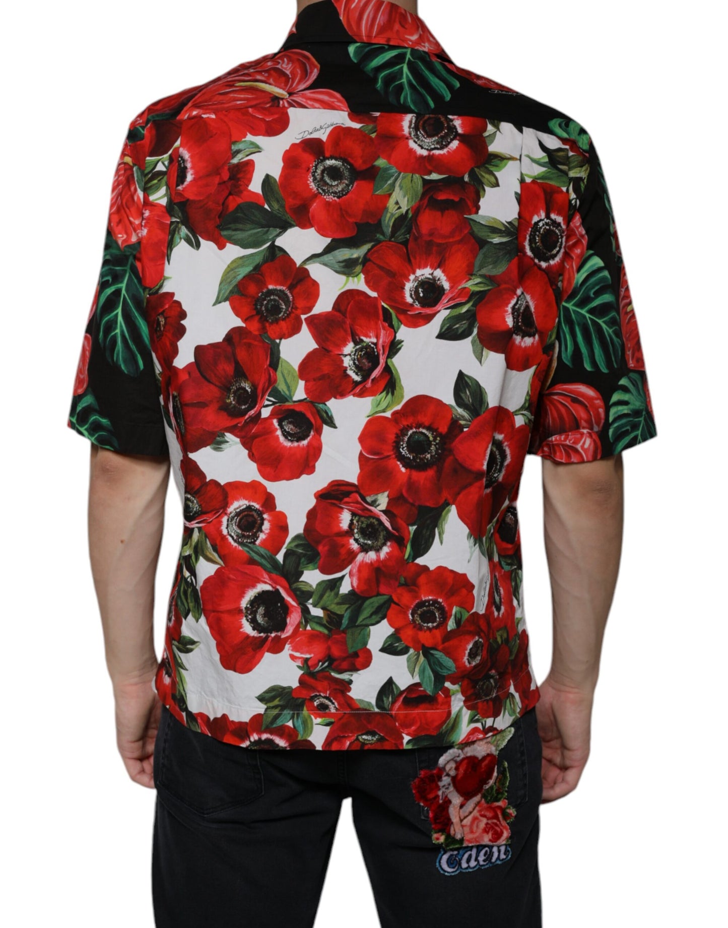 Dolce & Gabbana Multicolor Anemone Button Down Casual Shirt by Dolce & Gabbana
