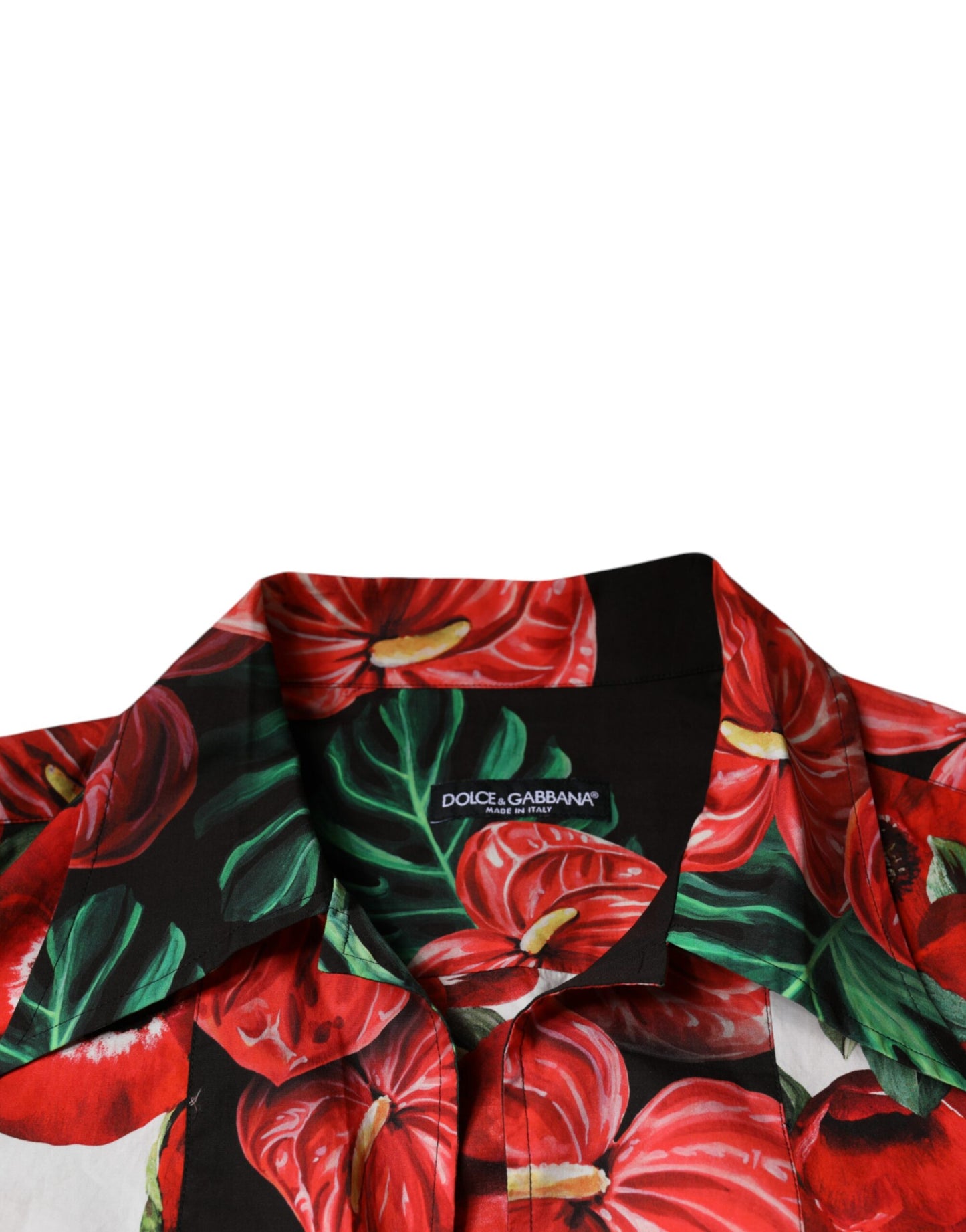 Dolce & Gabbana Multicolor Anemone Button Down Casual Shirt by Dolce & Gabbana