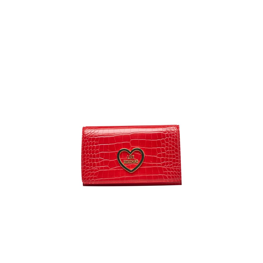 Sac bandoulière Love Moschino en polyéthylène rouge pour femme