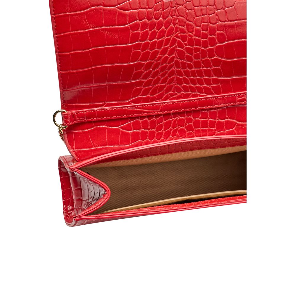 Sac bandoulière Love Moschino en polyéthylène rouge pour femme