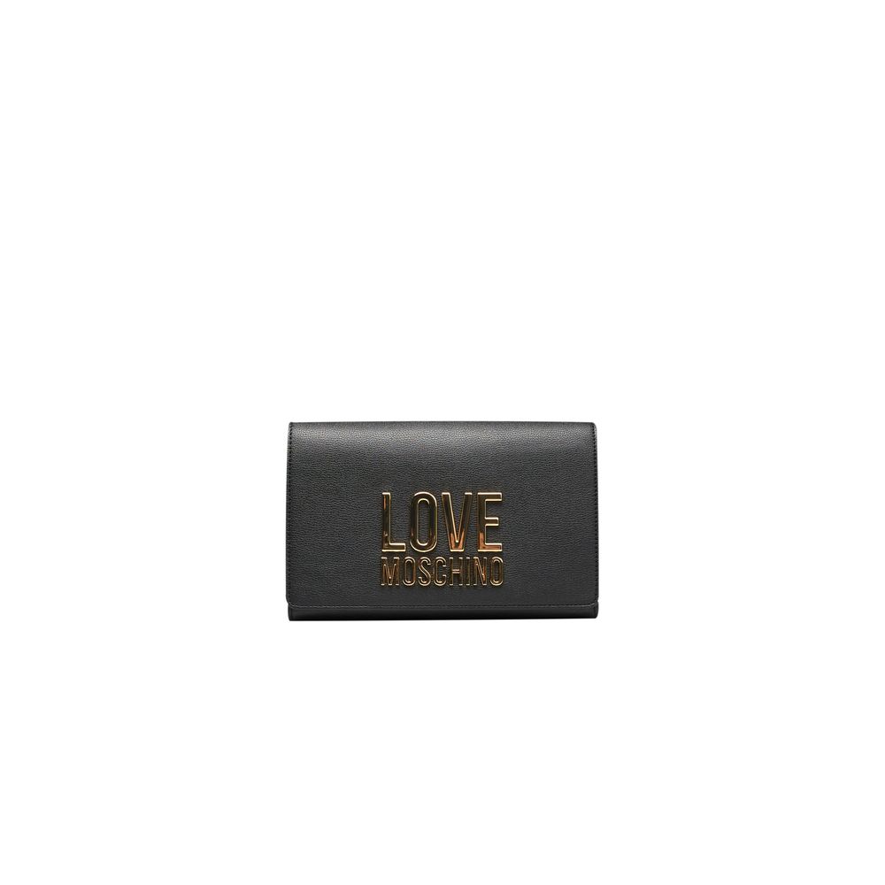 Sac bandoulière Love Moschino en polyéthylène noir pour femme