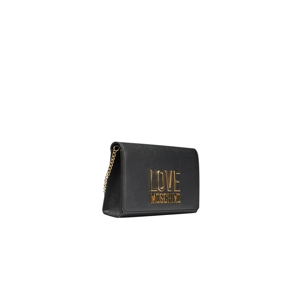 Sac bandoulière Love Moschino en polyéthylène noir pour femme