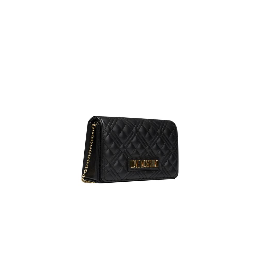 Sac bandoulière Love Moschino en polyéthylène noir pour femme