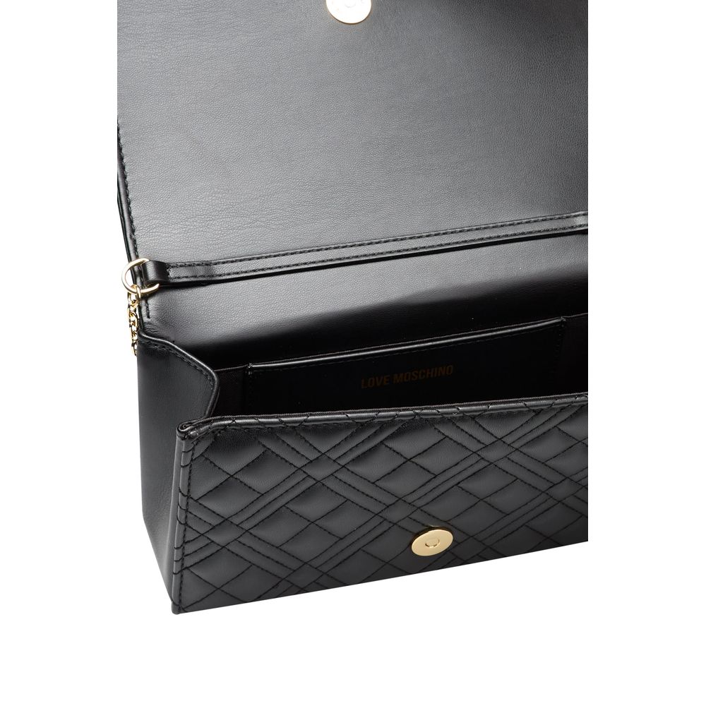 Sac bandoulière Love Moschino en polyéthylène noir pour femme