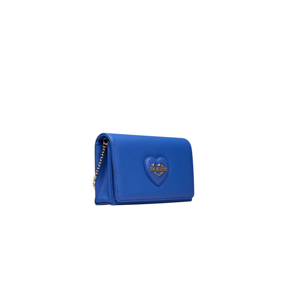 Sac bandoulière Love Moschino en polyéthylène bleu pour femme