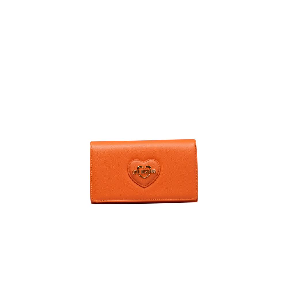 Sac bandoulière Love Moschino en polyéthylène orange pour femme